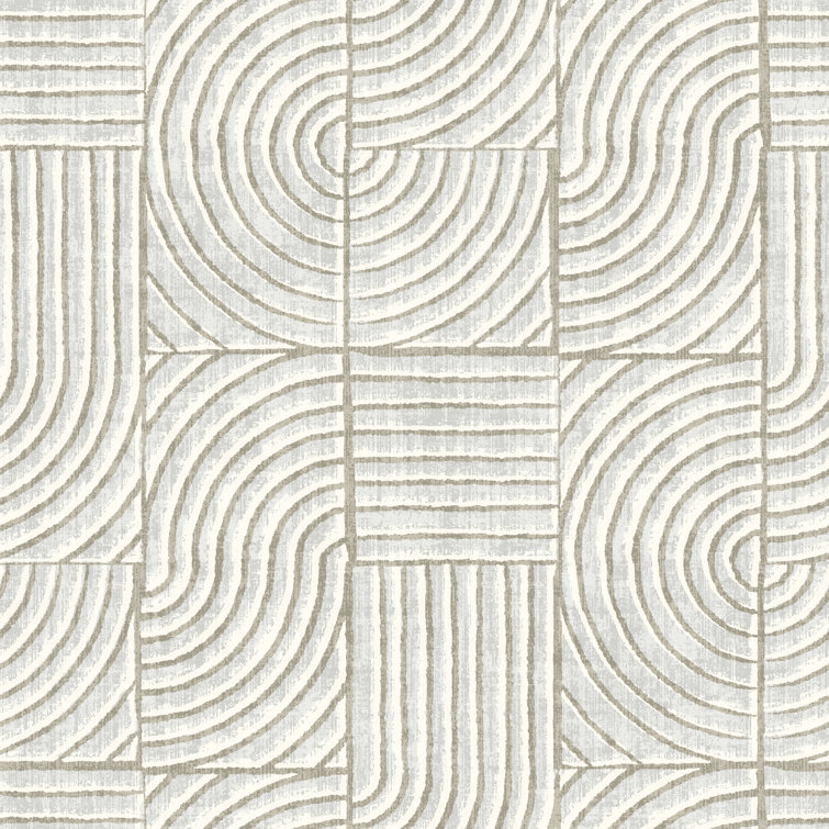 Tempaper Ikuko Geometric Vinyl Peel & Stick Wallpaper Roll Perigold